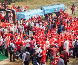 Jhabua's protesting farmers in Delhi